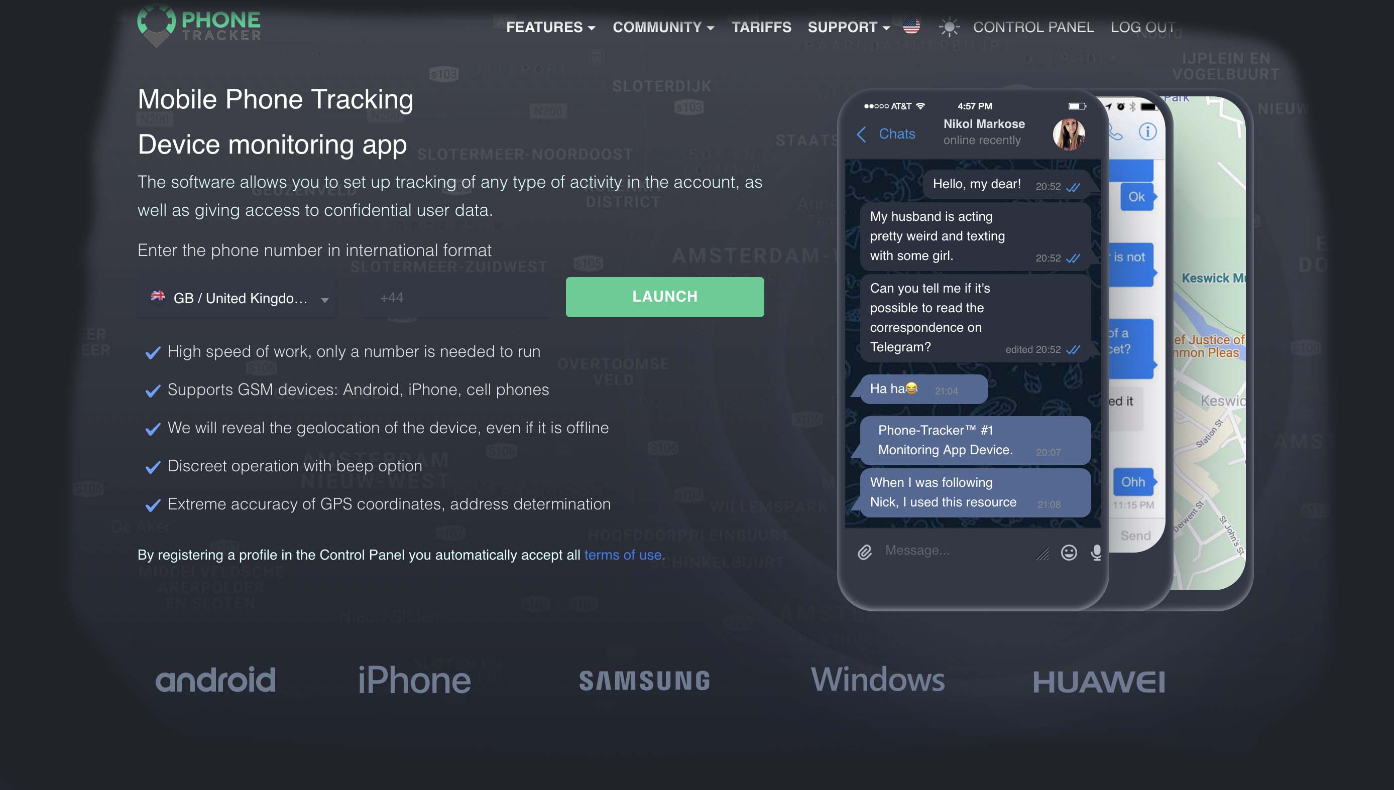 手机黑客与amp; 跟踪应用程序 | Phone-Tracker™